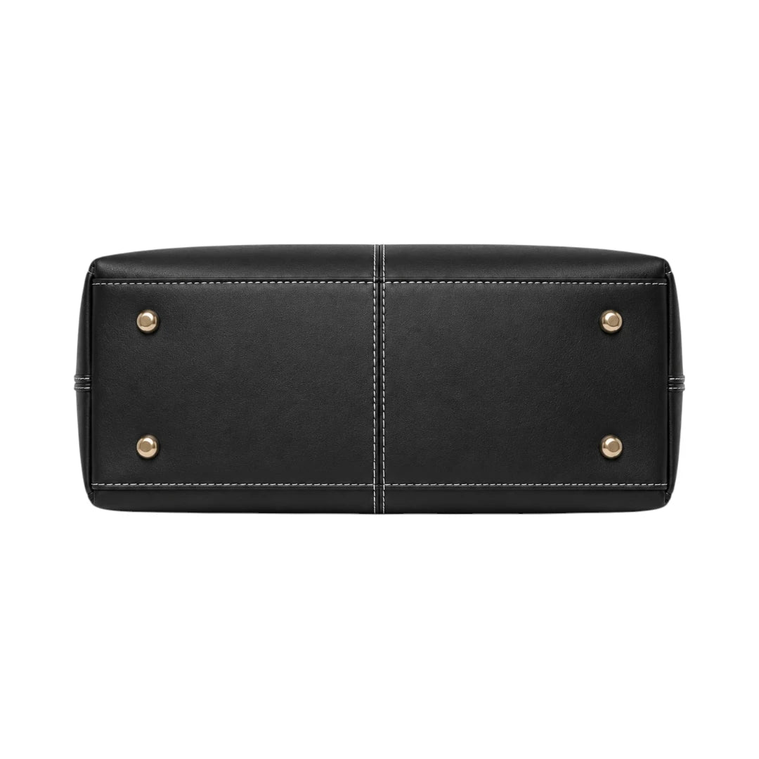 Laguna Handbag Classic Black Structured Tote bag for Women