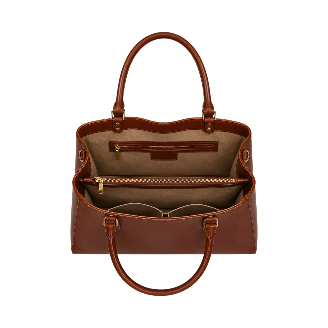 Laguna Handbag Heritage Brown Tote Bag for Women